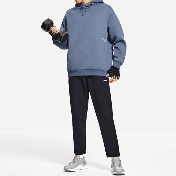 Li-Ning Logo Straight Sweatpants 'Black' AKLS681-4