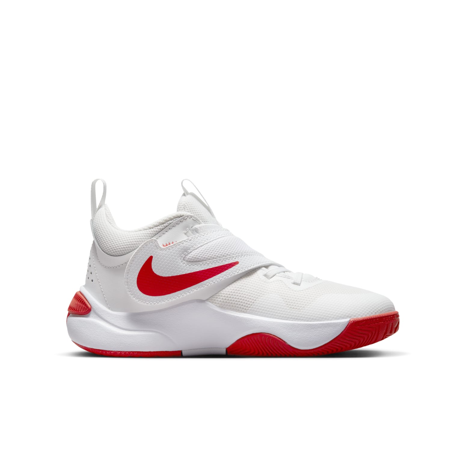 (GS) Nike Team Hustle D11 'Summit White Track Red' DV8996-102