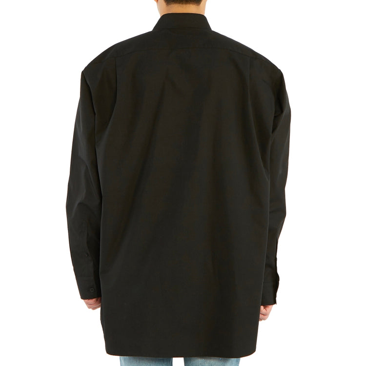 Balenciaga Political Campaign Long Sleeve Shirt 'Black' 621960TYB181000