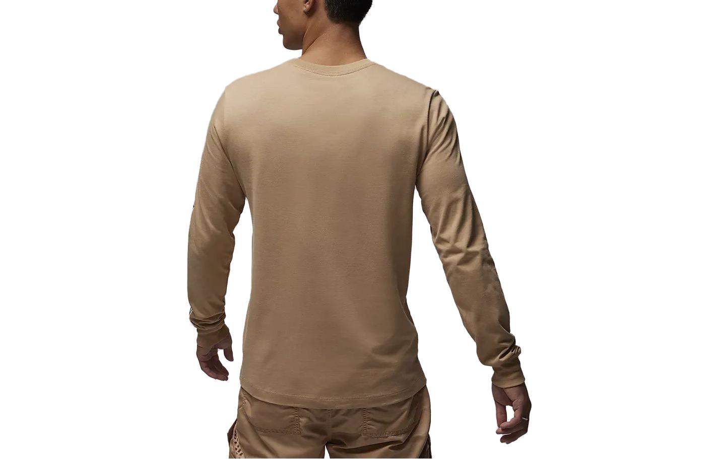 Air Jordan Brand Graphic Long-Sleeve T-Shirt 'Hemp' FD7018-200