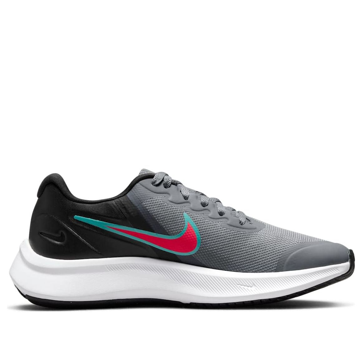 (GS) Nike Star Runner 3 'Smoke Grey Siren Red' DA2776-008