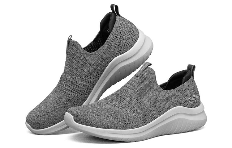 Skechers Ultra Flex 2.0 Low-Top Running Shoes Grey 232106-CCBK