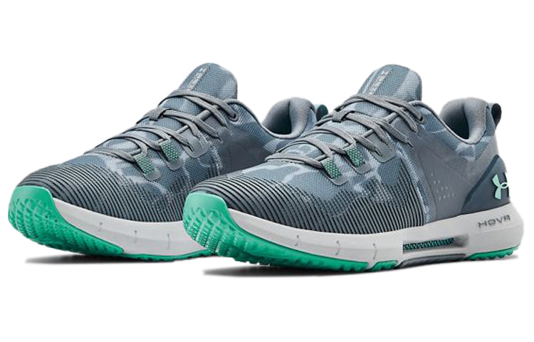 (WMNS) Under Armour Hovr Rise Printed Training Grey/Green 3022897-300