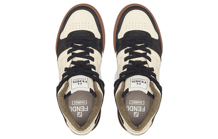 (WMNS) FENDI Match High Top 'Black White Cream' 8E8358AHH2F1FZB
