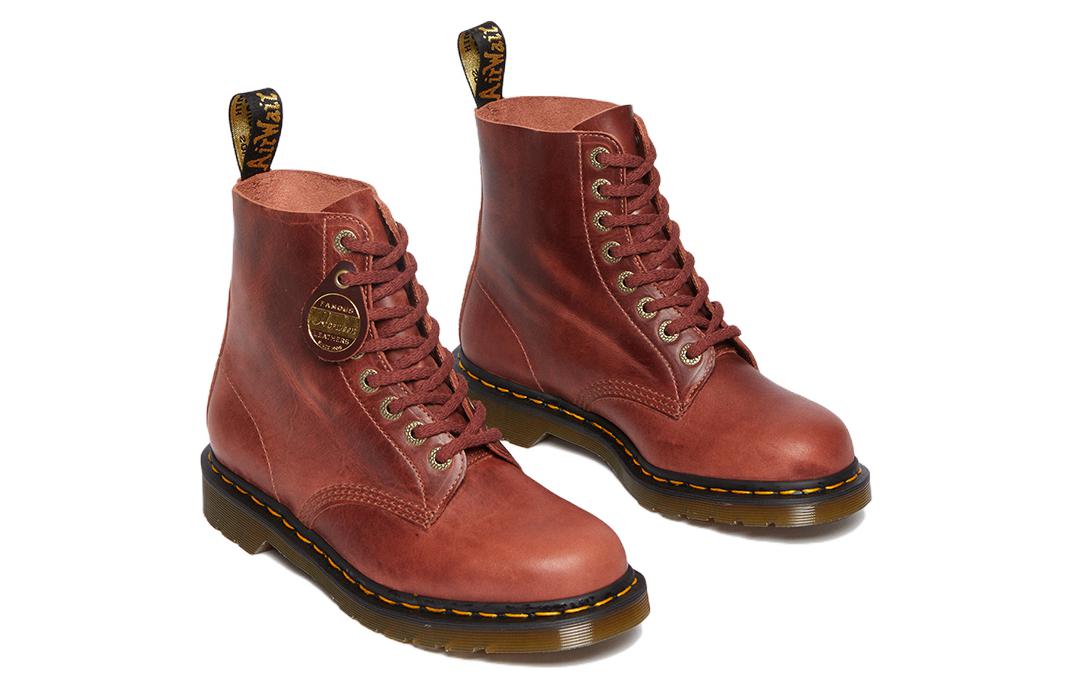 Dr. Martens 1460 Pascal Made in England Denver Leather Lace Up Boots 'Brown' 30576293