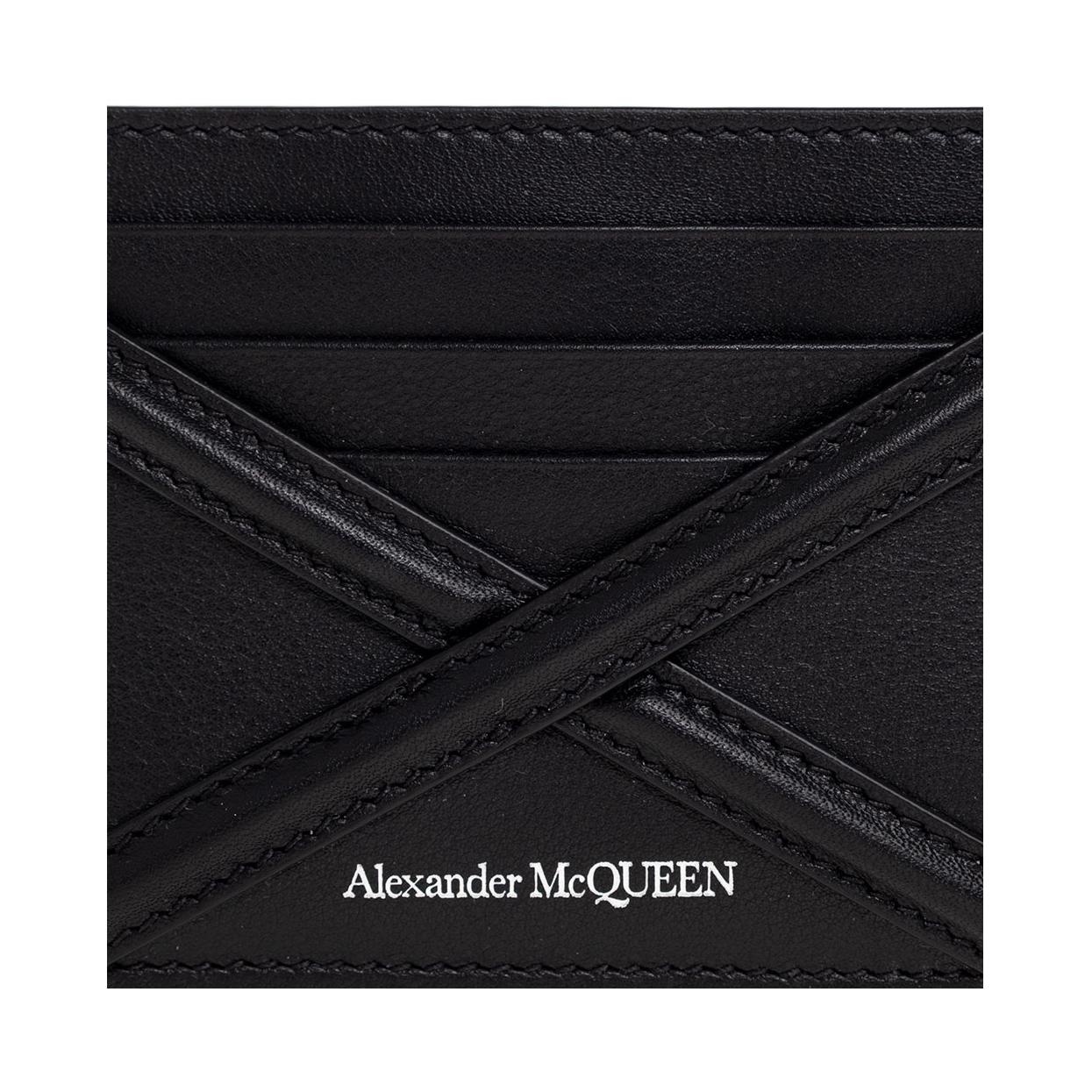 Alexander McQueen Harness Card Holder 'Black' 726324-1AAD0-1000