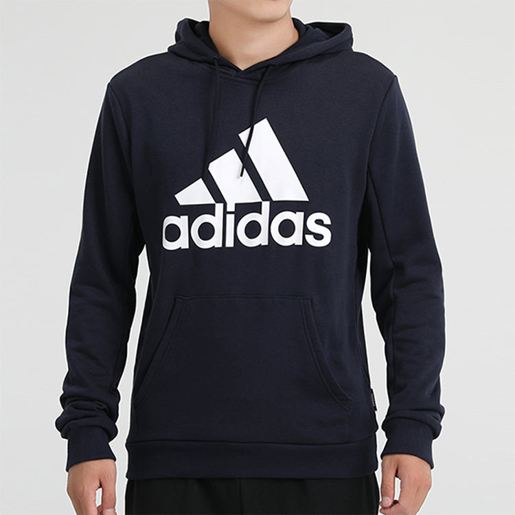 adidas logo Printing Sports Pullover Navy Blue GC7342