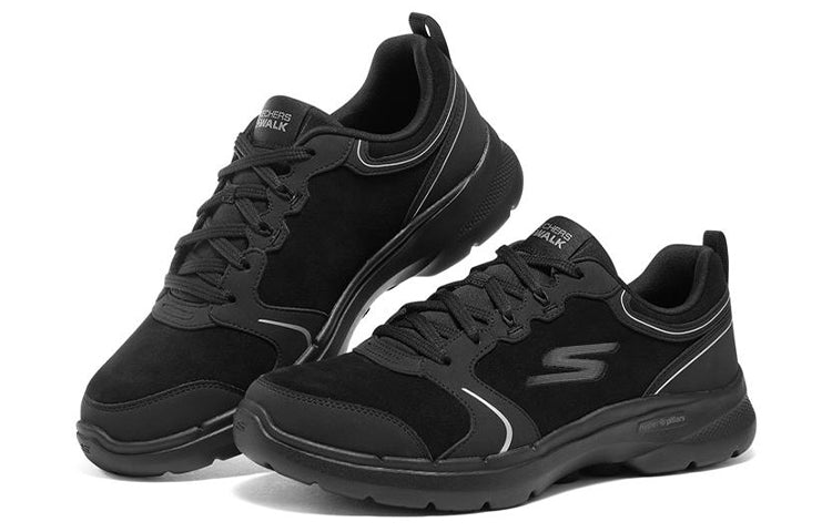 (WMNS) Skechers Go Walk 6 Low-Top Black 896046-BBK