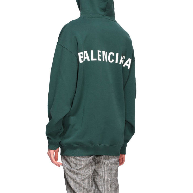 Balenciaga Back Alphabet Logo Loose Green 570798THV793230