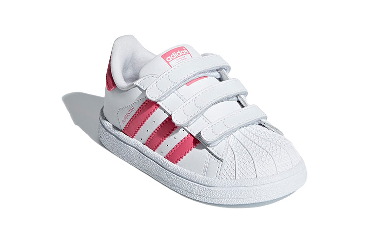 (TD) adidas Superstar Infant 'White Pink' CG6638