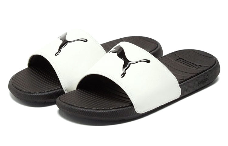 PUMA Cool Cat Sports Slippers White/Black 371048-08