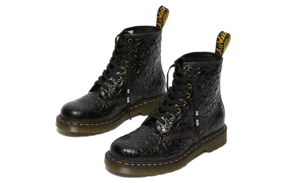 Dr.Martens x Warner Bros 1460 Goonies Emboss Leather Lace Up Boots 'Black' 27939001