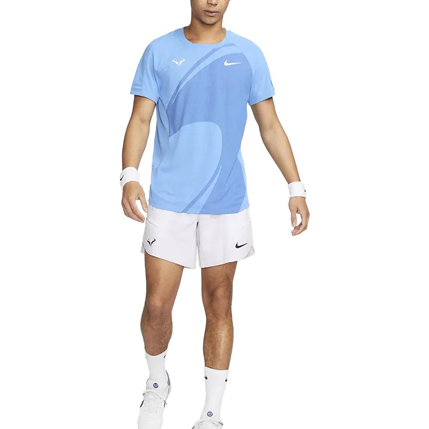 Nike Dri-Fit RAFA Short-sleeve Tennis T-Shirts 'Blue' DV2878-412