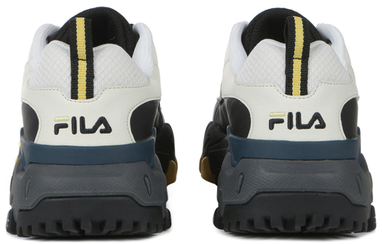 FILA Raid Row Running Shoes White/Black/Yellow 1JM01262_978