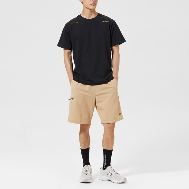 New Balance Classic Graphic Print Tee Asia Sizing 'Black Green' AMT12366-BK