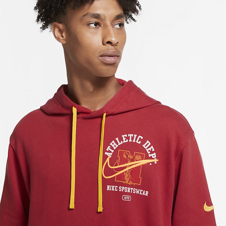 Nike Sportswear Club Fleece Pullover Hoodie 'Gym Red' DC3546-687