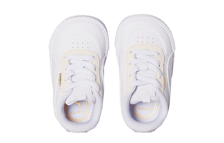 (TD) PUMA Cali Sport Casual Board Shoes White/Pink 374224-03