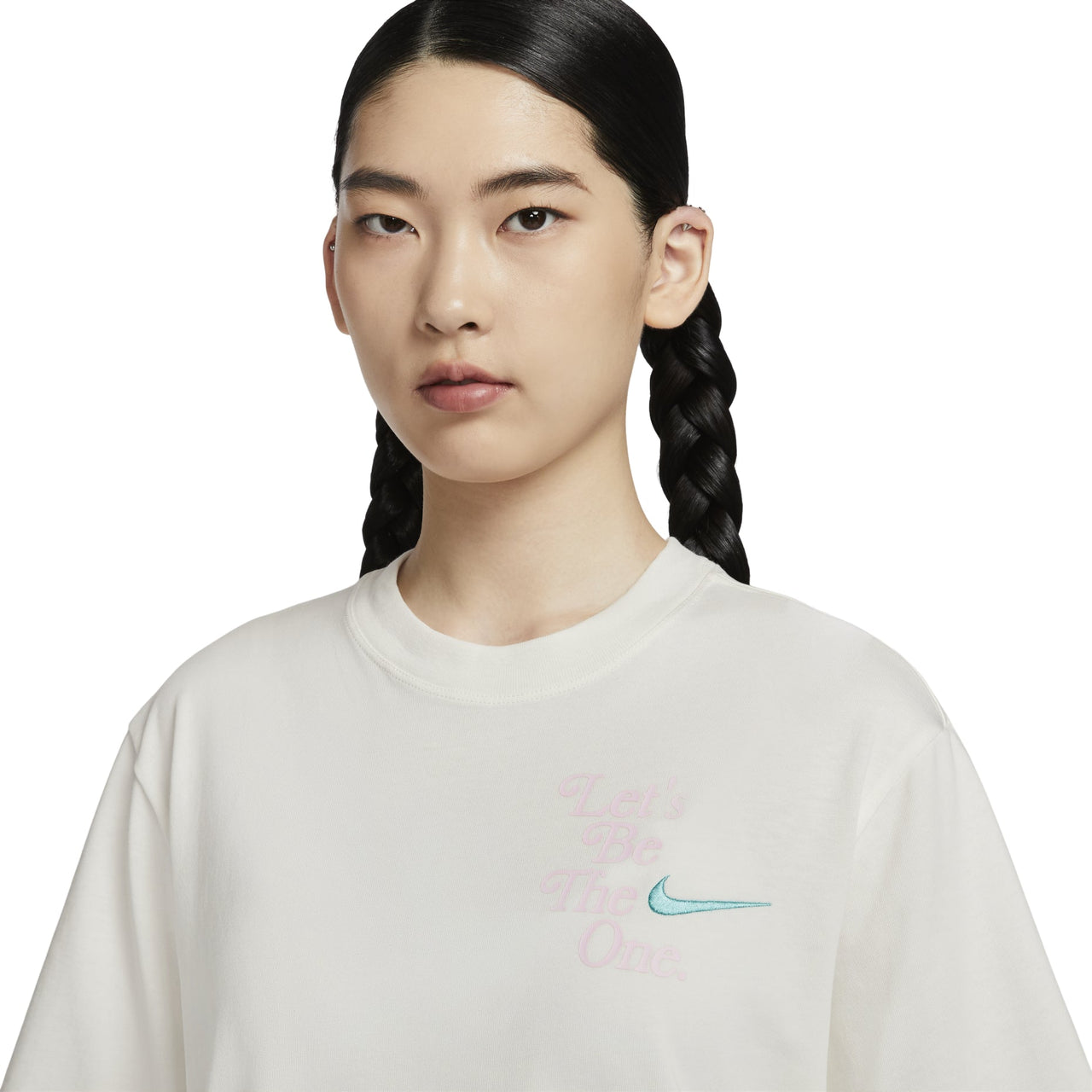 (WMNS) Nike Sportswear Boxy T-Shirt Asia Sizing 'Sail' HM4581-133