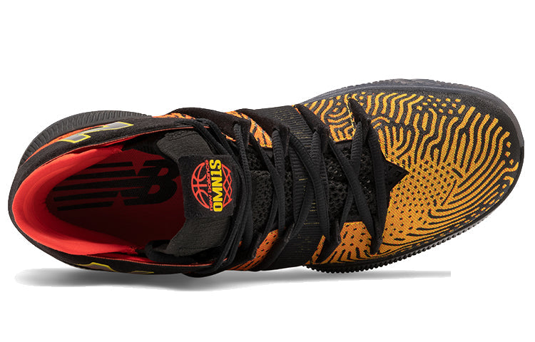 (WMNS) New Balance Omn1s Series 'Black Orange' WBOMN1A1