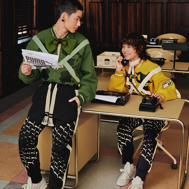 PUMA X Staffonly X Monopoly Jacket 'Green' 539893-80
