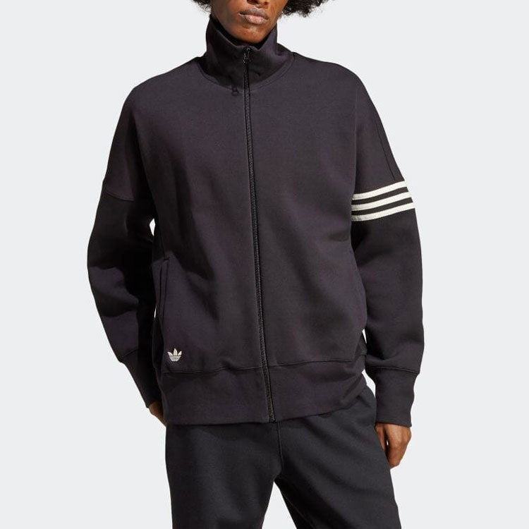 adidas Adicolor Neuclassics Track Jacket 'Black Whote' HR8695