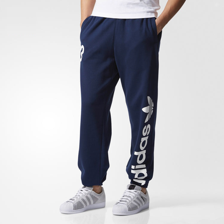 adidas originals Sweat Pants Cuff Ny Logo Blue BQ0903