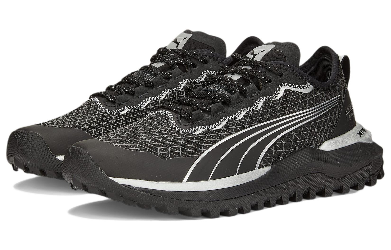 (WMNS) PUMA Voyage Nitro 2 GORE-TEX 'Black Metallic Silver' 376945-01