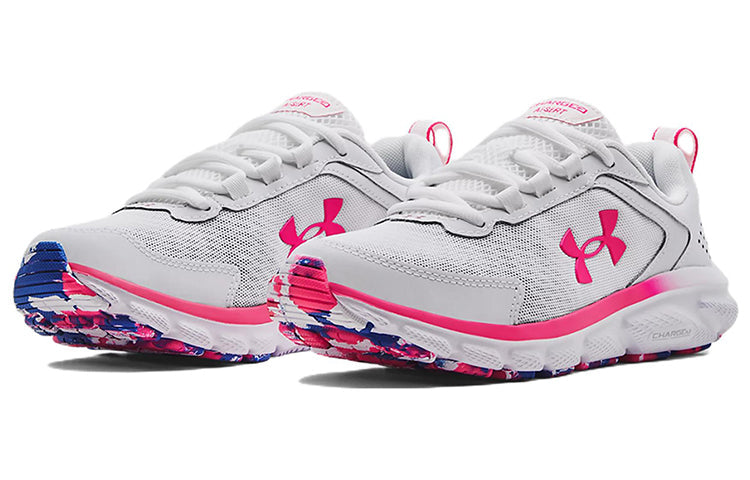 (WMNS) Under Armour Charged Assert 9 Marble 'White Victory Blue' 3024853-103