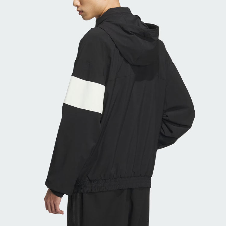 adidas Originals Rifta Windbreaker Jackets 'Black White' IU4793