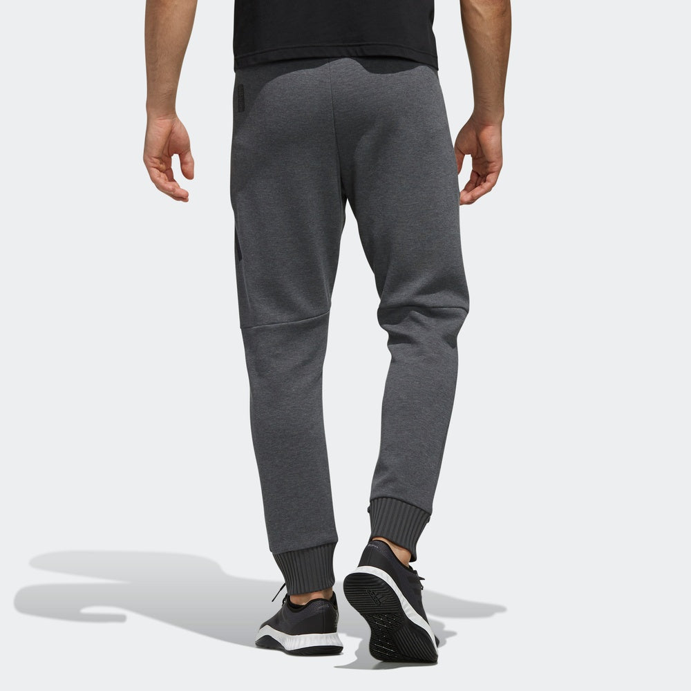 adidas Wj Pt Kn Swt logo Casual Bundle Feet Sports Pants Gray FJ0204