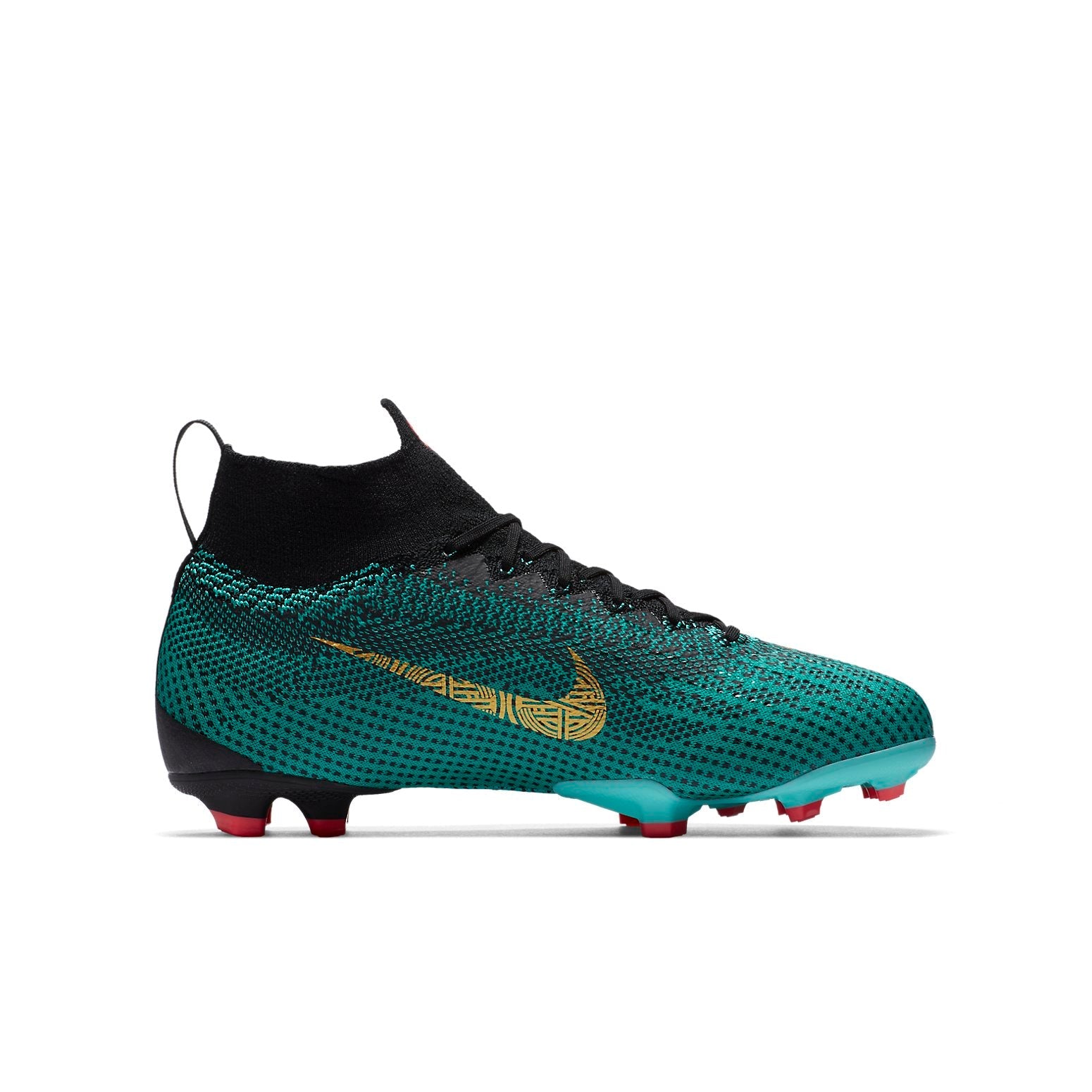 (GS) Nike Mercurial Superfly 6 Elite CR7 FG 'Clear Jade Gold' AJ3086-390