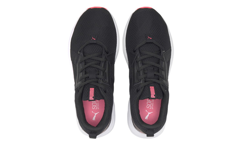 (WMNS) PUMA Chroma Low Top Black/Pink 193775-05