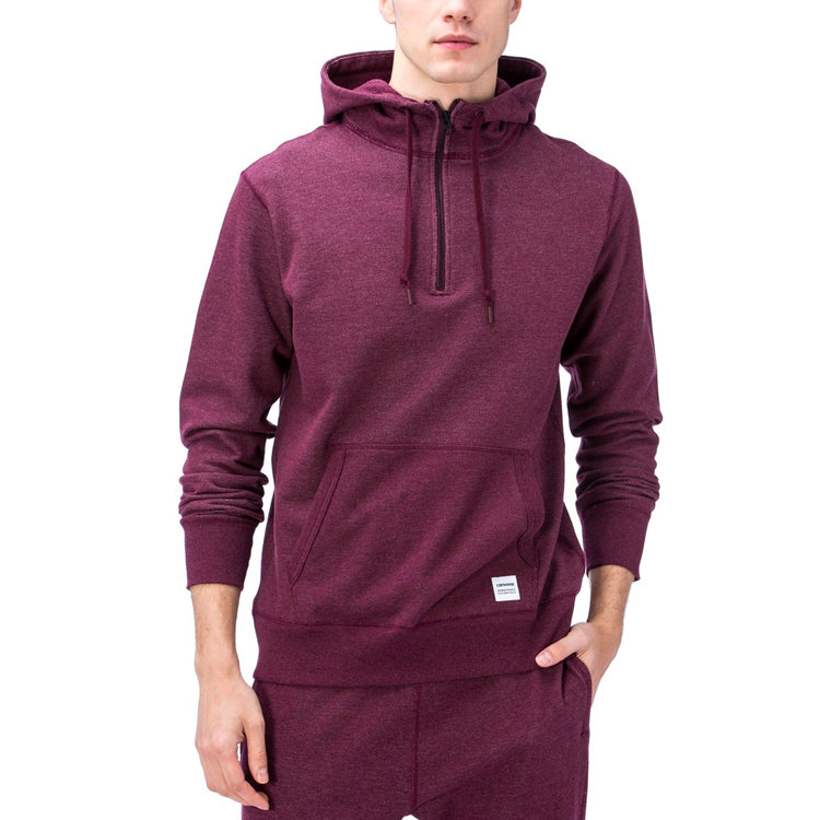 Converse Half Zip Hoodie Asia Sizing 'Red' 10004623-A02