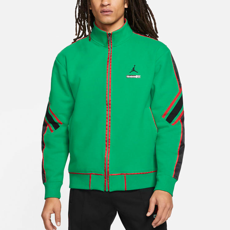 Air Jordan x why not ? x FACETASM mid-length Jacket US Edition 'Green Black' DC4638-372