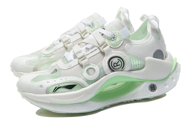 (WMNS) Li-Ning Shadow CRC Low 'White Green' ARHR102-2