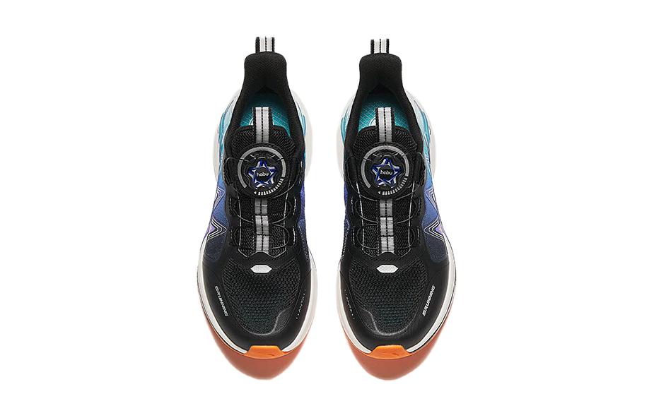 (GS) ANTA Running Series Sneakers 6.0 'Black Purple Blue' 312425517-5
