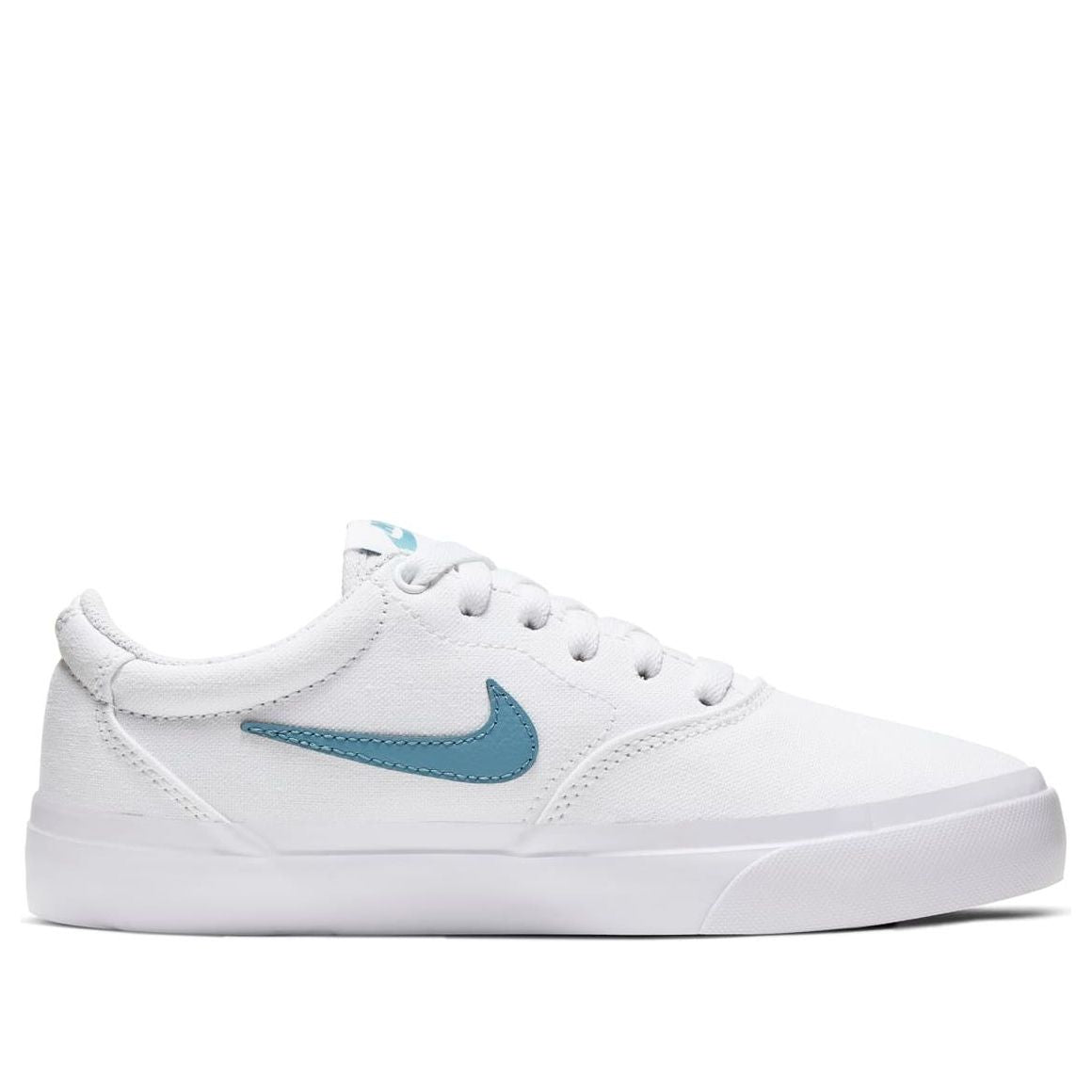 (GS) Nike SB Charge Canvas 'White Blue' CQ0260-100