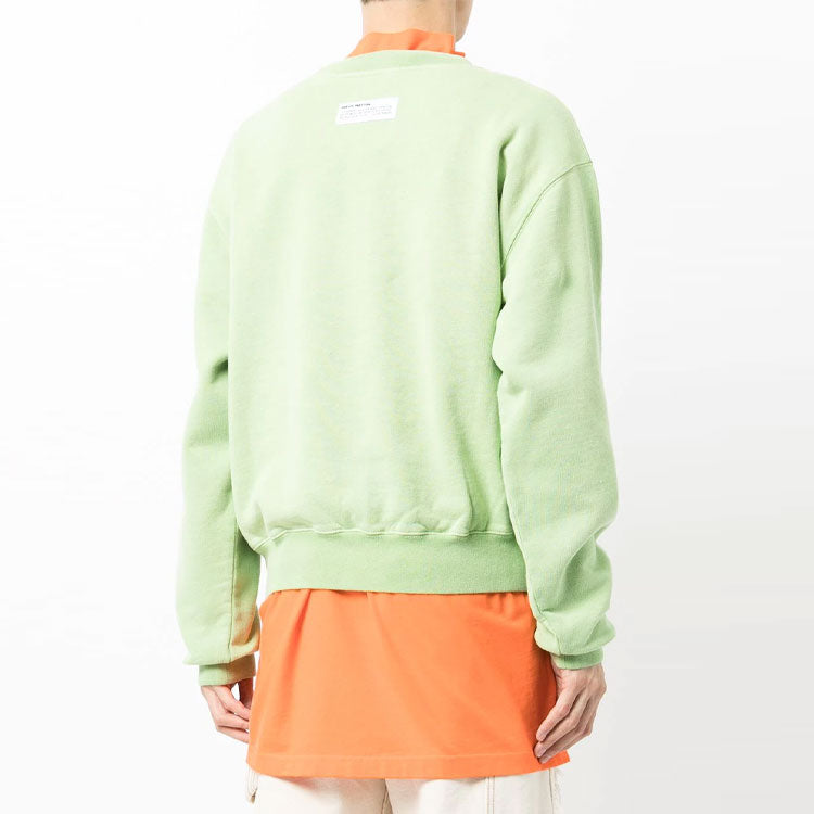 HERON PRESTON CTNMB Sport Crewneck Sweatshirt 'Green White' HMBA016F21JER0065501
