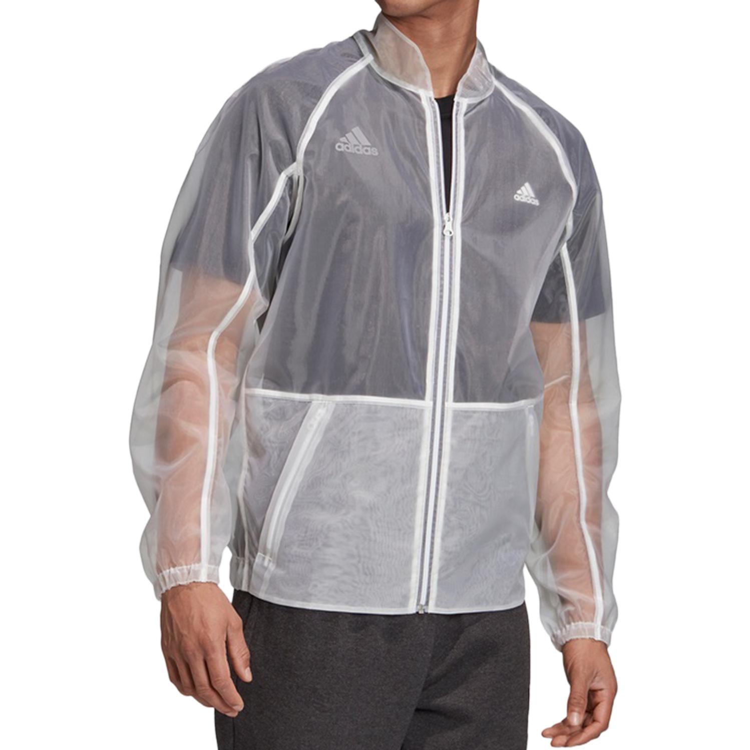 adidas See Through Varsity Jacket 'White' GL3424