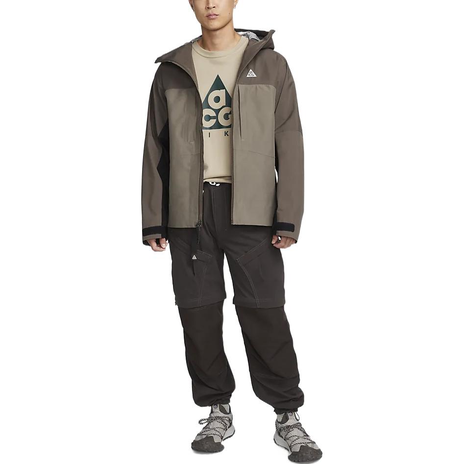 Nike ACG hooded zipped jacket 'Brown Grey' DQ5772-004