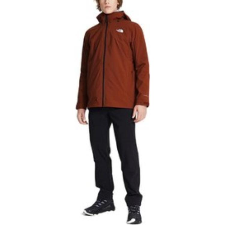 Men's THE NORTH FACE Outdoor waterproof Breathable Jacket Red 4N9R-WEW