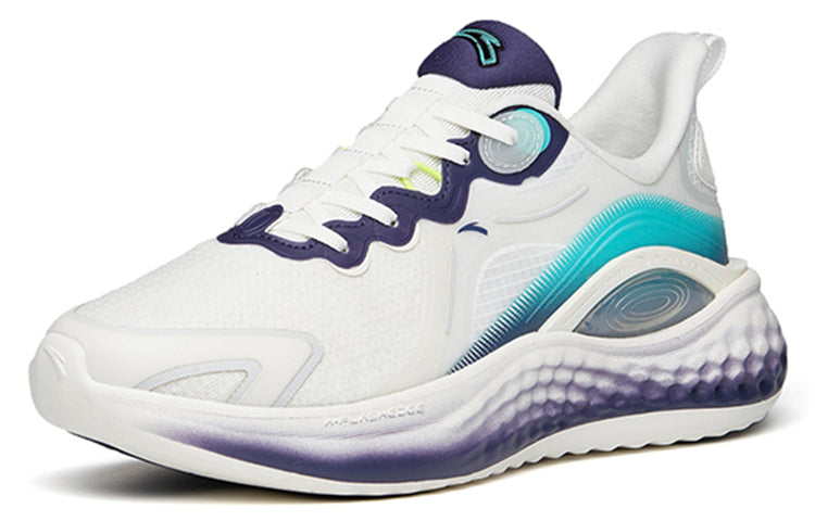 ANTA Runninng Series Sneakers 'White Green Purple' 112145556S-4