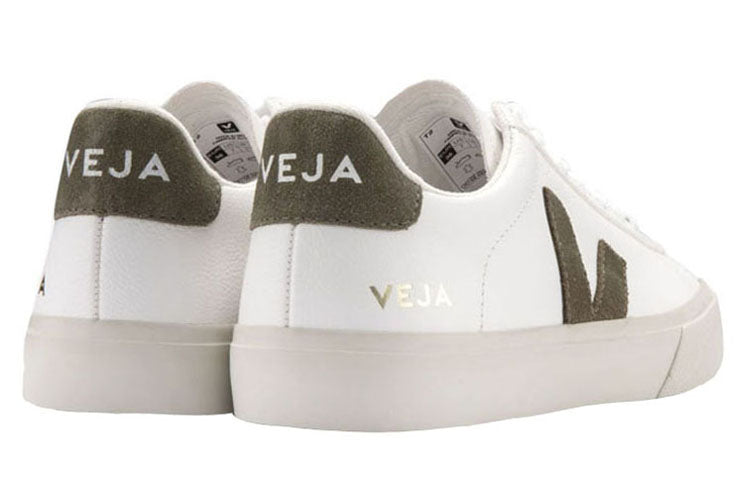 VEJA Campo Chromefree Lace-Up Sneakers 'White Khaki' CP052347