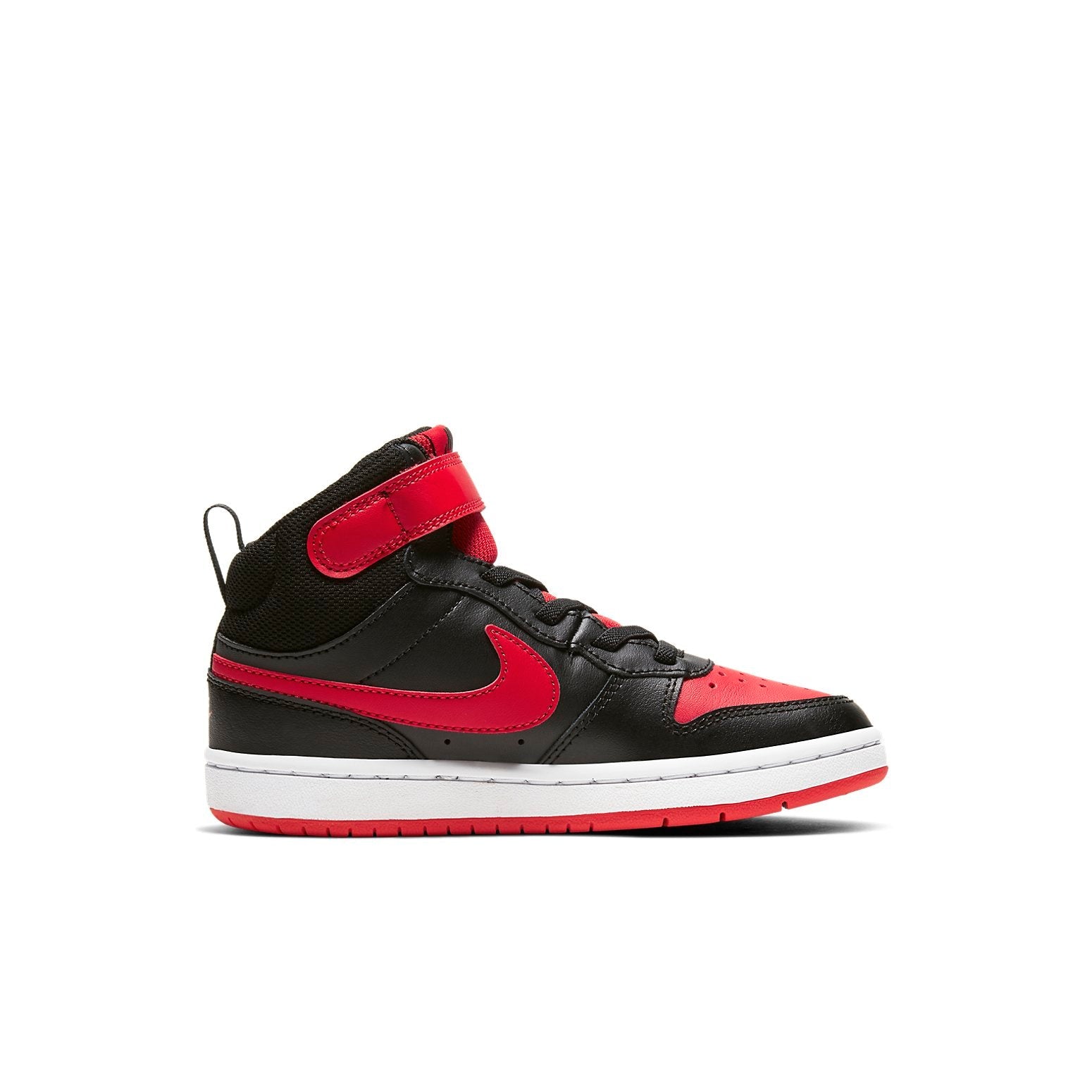 (PS) Nike Court Borough Mid 2Velcro 'Bred' CD7783-003