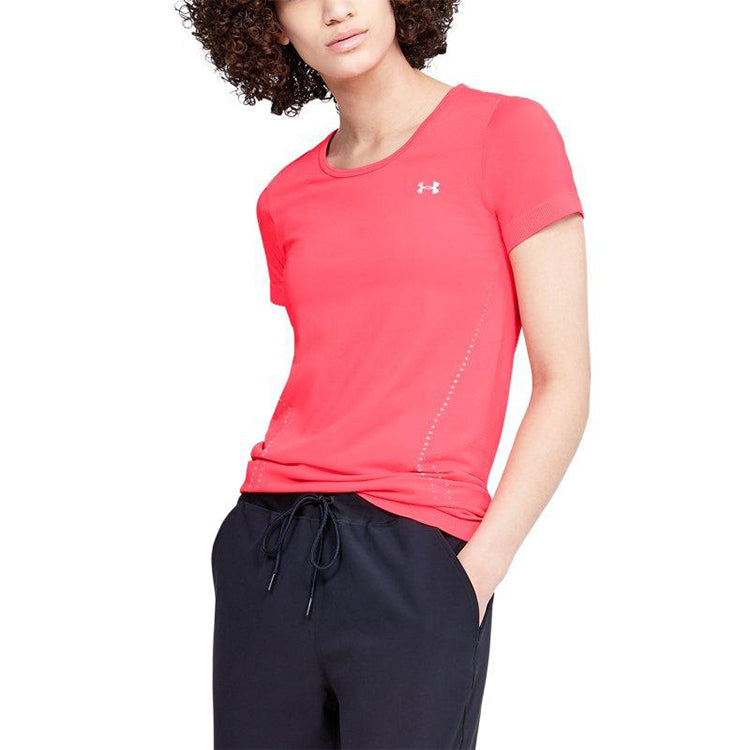 (WMNS) Under Armour UA Seamless Red 1351604-628