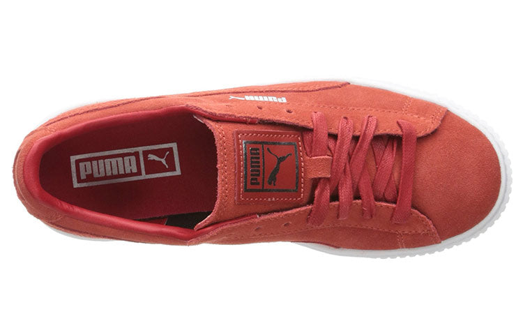 (WMNS) PUMA Suede Platform 'Barbados Cherry' 362223-03