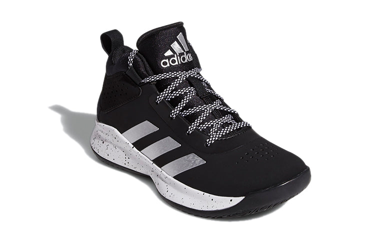 (PS) adidas Cross 'Em Up 5 J Wide 'Black Silver Metallic' FZ1473