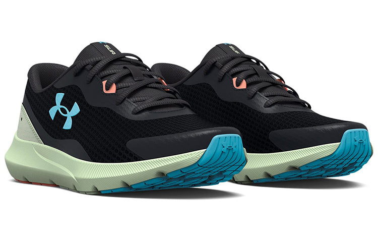 (WMNS) Under Armour Surge 3 'Black Sage Blue' 3024894-003