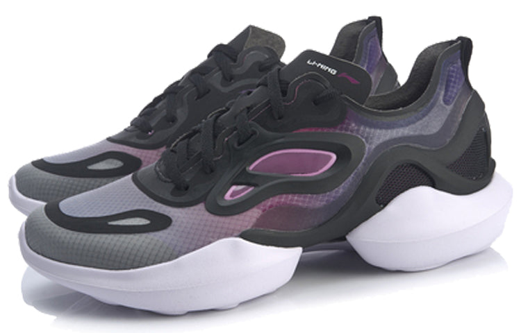 (WMNS) Li-Ning Comet 'Black White' AGLQ038-4
