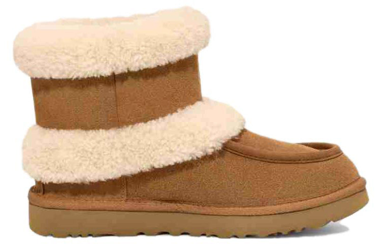 (WMNS) UGG Classic Ultra Mini Fluff 'Chestnut' 1145410-CHE